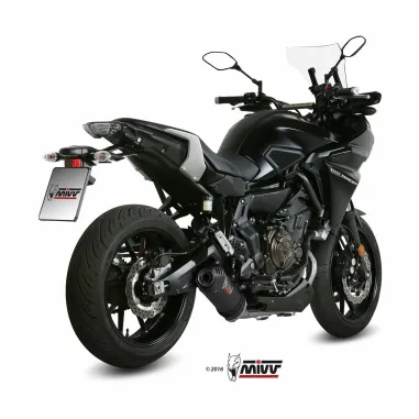 Mivv Yamaha Tracer 700 / GT / 7 Terminale Oval Carbon Cap Scarico Completo Moto