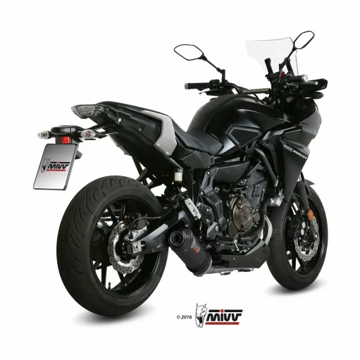 Mivv Yamaha Tracer 700 / GT / 7 Terminale Oval Carbon Cap Scarico Completo Moto