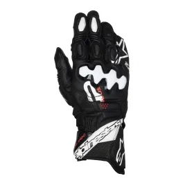 Guanti Moto Pelle Alpinestars GP PLUS R V3 Black White Racing Pista 2