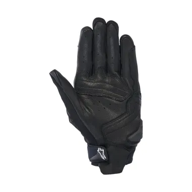 Guanti Moto Pelle Alpinestars SP X 7 Black White Uomo Corti Estivi Protezioni