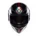 Casco Agv K1 S Lap Matt Black Grey Red Integrale Moto E2206