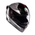 Casco Agv K1 S Lap Matt Black Grey Red Integrale Moto E2206