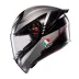 Casco Agv K1 S Lap Matt Black Grey Red Integrale Moto E2206