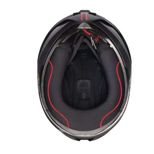 Casco Agv K1 S Lap Matt Black Grey Red Integrale Moto E2206