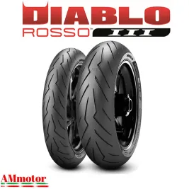 Pirelli Diablo Rosso 3 110/70 + 150/60 17 Coppia Pneumatici Moto 2