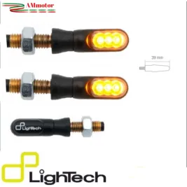 Frecce Moto Led Lightech Omologate Coppia FRE928NER