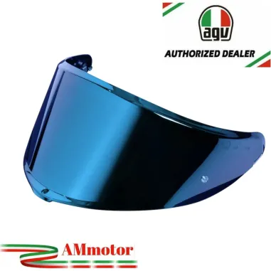 Visiera Agv K6 Iridium Blue Casco Integrale Moto