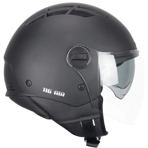 Casco Cgm Moto Scooter Demi Jet Iper Disco Grafite Verde Fucsia Doppia Visiera