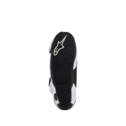 Alpinestars Supertech R Vented White Mid Gray Black Stivale Moto Racing Pista