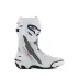 Alpinestars Supertech R Vented White Mid Gray Black Stivale Moto Racing Pista