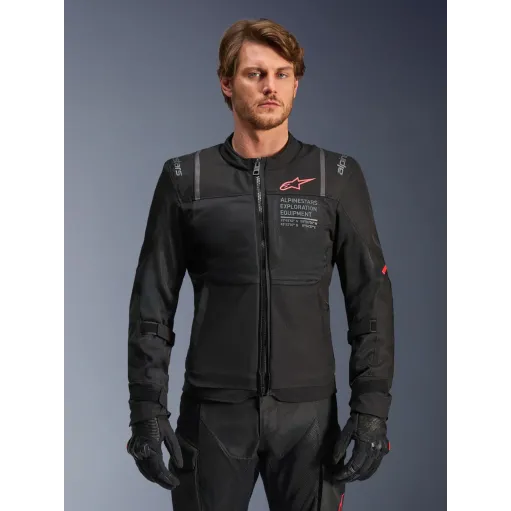 Giacca ALPINESTARS ST-2 Air Black Protezioni Da Moto Cordura ESTIVA Traforata