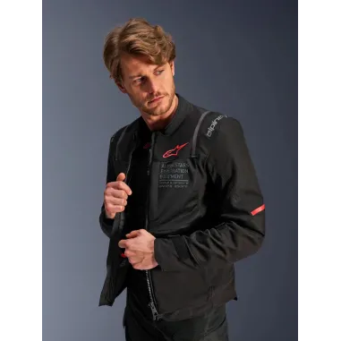 Giacca ALPINESTARS ST-2 Air Black Protezioni Da Moto Cordura ESTIVA Traforata