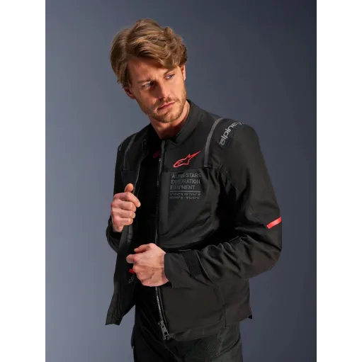 Giacca ALPINESTARS ST-2 Air Black Protezioni Da Moto Cordura ESTIVA Traforata