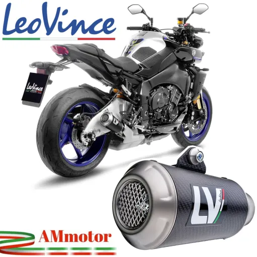 Terminale Di Scarico Yamaha MT-10 LeoVince LV-10 Moto Carbonio