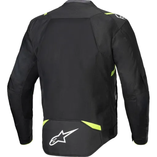 Giacca ALPINESTARS T-SPS AIR V2 Black Yellow Fluo Protezioni Da Moto Cordura ESTIVA Traforata