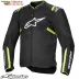 Giacca ALPINESTARS T-SPS AIR V2 Black Yellow Fluo Protezioni Da Moto Cordura ESTIVA Traforata