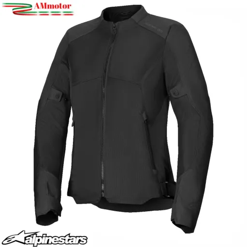 Giacca ESTIVA Donna ALPINESTARS Calabasas AIR Black Protezioni Moto Cordura Traforata