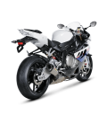 Akrapovic Bmw S 1000 RR 10 2014 Terminale Di Scarico Slip-On Line Titanio Moto Omologato