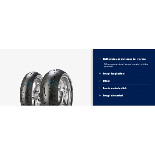 roadtec Z8 Interact 120 70 180 55 17 Coppia Metzeler Pneumatici moto Gomme