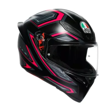 Casco Agv K1 S Sling Matt Black Pink Integrale Moto E2206