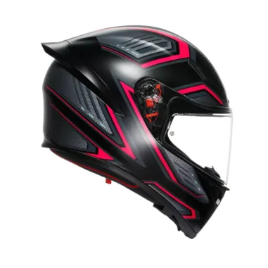 Casco Agv K1 S Sling Matt Black Pink Integrale Moto E2206