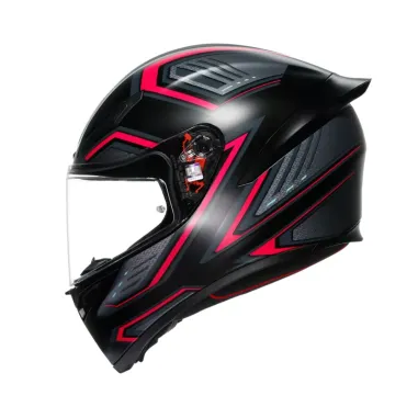 Casco Agv K1 S Sling Matt Black Pink Integrale Moto E2206