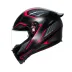 Casco Agv K1 S Sling Matt Black Pink Integrale Moto E2206