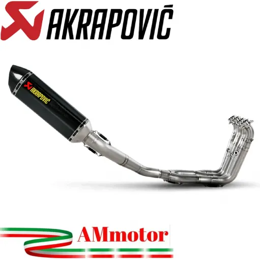 Akrapovic Bmw S 1000 RR 10 2014 Impianto Di Scarico Completo Racing Line Terminale Carbonio Moto