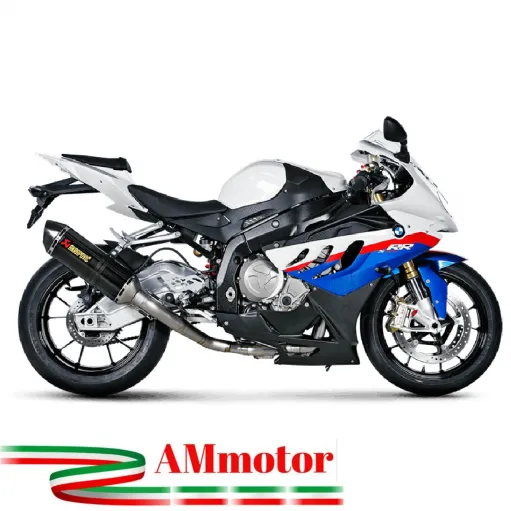 Akrapovic Bmw S 1000 RR 10 2014 Impianto Di Scarico Completo Racing Line Terminale Carbonio Moto