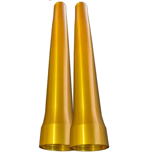 Foderi forcella Triumph Tiger 800 2011 2014 Sospensione Moto Coppia Oro 510 mm