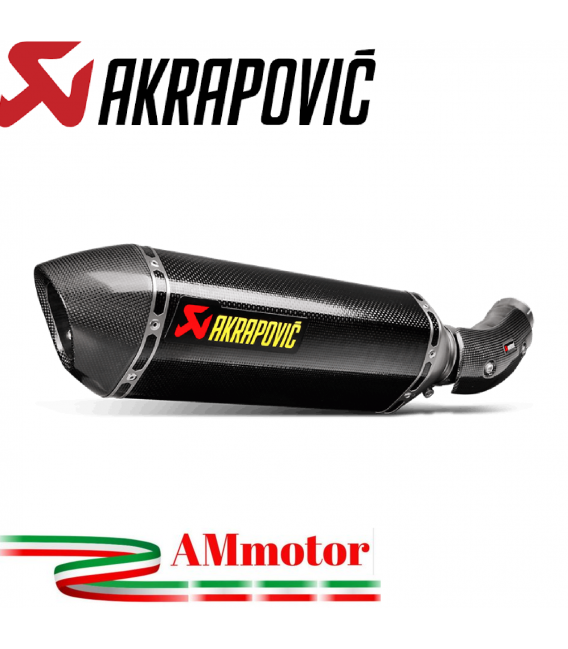 Akrapovic Bmw S 1000 RR 15 2016 Terminale Di Scarico Slip-On Line Carbonio Moto Omologato