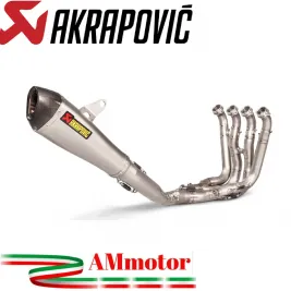 Akrapovic Bmw S 1000 RR 15 2018 Impianto Di Scarico Completo Racing Line Terminale Titanio Moto