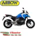 Terminale Di Scarico Arrow Honda NC 750 X 21 - 2022 Race-Tech Alluminio Nero Moto