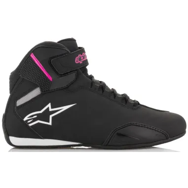 Scarpe Da Moto Donna Sektor Stella Alpinestars Nero Fucsia Sportive
