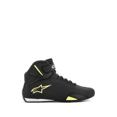Scarpe Da Moto Sektor Shoe Alpinestars Black Yellow Fluo Sportive Uomo