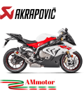 Akrapovic Bmw S 1000 RR 17 2018 Terminale Di Scarico Slip-On Line Titanio Moto