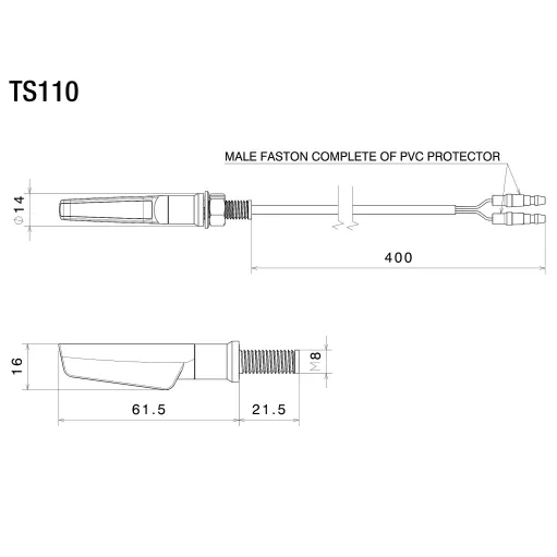 Coppia Frecce Rizoma Corsa Led Omologata Per Moto Indicatore Direzione