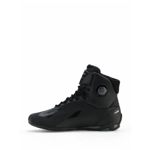 Scarpe Da Moto Alpinestars Faster-4 Drystar Black Cool Gray Waterproof Uomo