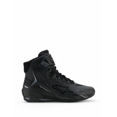 Scarpe Da Moto Alpinestars Faster-4 Drystar Black Cool Gray Waterproof Uomo