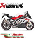 Akrapovic Bmw S 1000 RR 17 2018 Terminale Di Scarico Slip-On Line Titanio Moto Omologato
