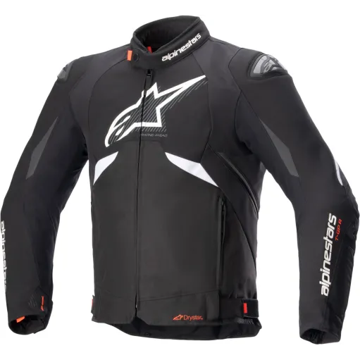 Giacca Alpinestars T-GP R V3 Drystar Black White Protezioni Cordura Da Moto