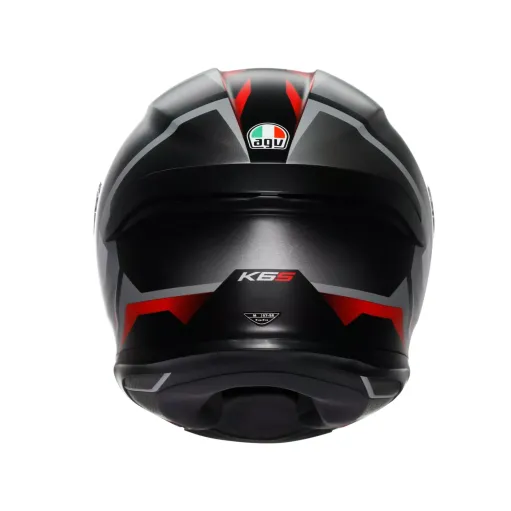 Casco Agv K6 S Karve Matt Black White Red Integrale Per Moto Opaco Visiera Max Pinlock