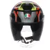 Casco Agv Irides Zurigo Black Red Yellow Fluo Doppia Visiera Moto
