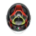 Casco Agv Irides Zurigo Black Red Yellow Fluo Doppia Visiera Moto