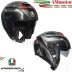 Casco Agv Irides Zurigo Matt Black Grey Doppia Visiera Moto