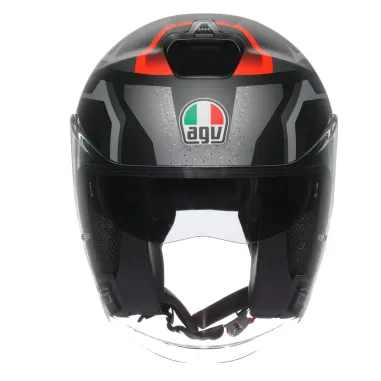 Casco Agv Irides Zurigo Matt Black Grey Doppia Visiera Moto