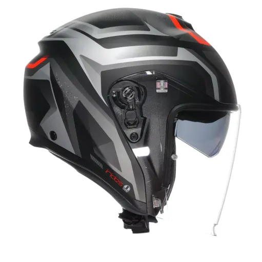 Casco Agv Irides Zurigo Matt Black Grey Doppia Visiera Moto