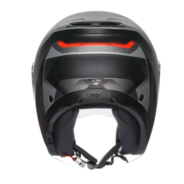 Casco Agv Irides Zurigo Matt Black Grey Doppia Visiera Moto