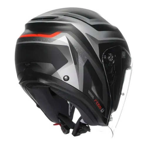 Casco Agv Irides Zurigo Matt Black Grey Doppia Visiera Moto