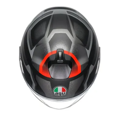 Casco Agv Irides Zurigo Matt Black Grey Doppia Visiera Moto